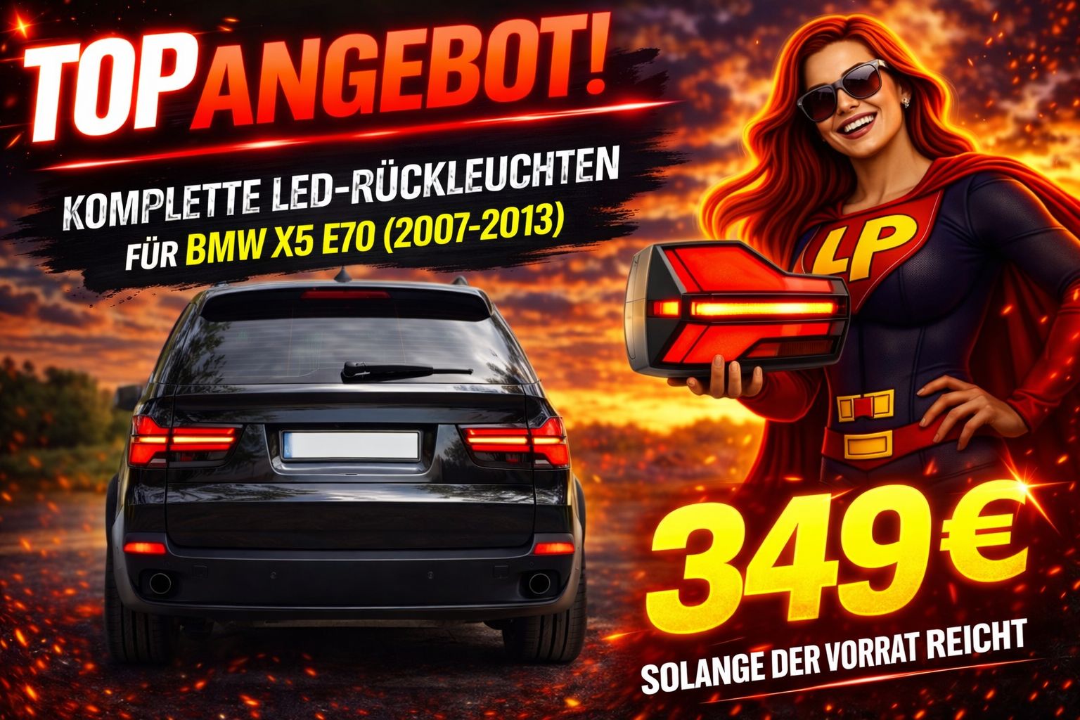 Angebot LED Rückleuchten BMW X5 E70