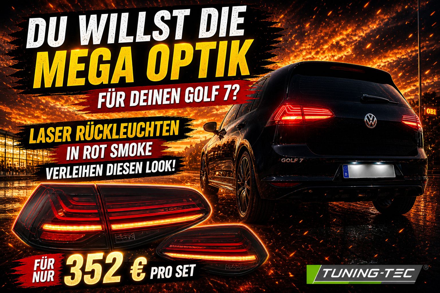 Angebot LED Rückleuchten Golf 7
