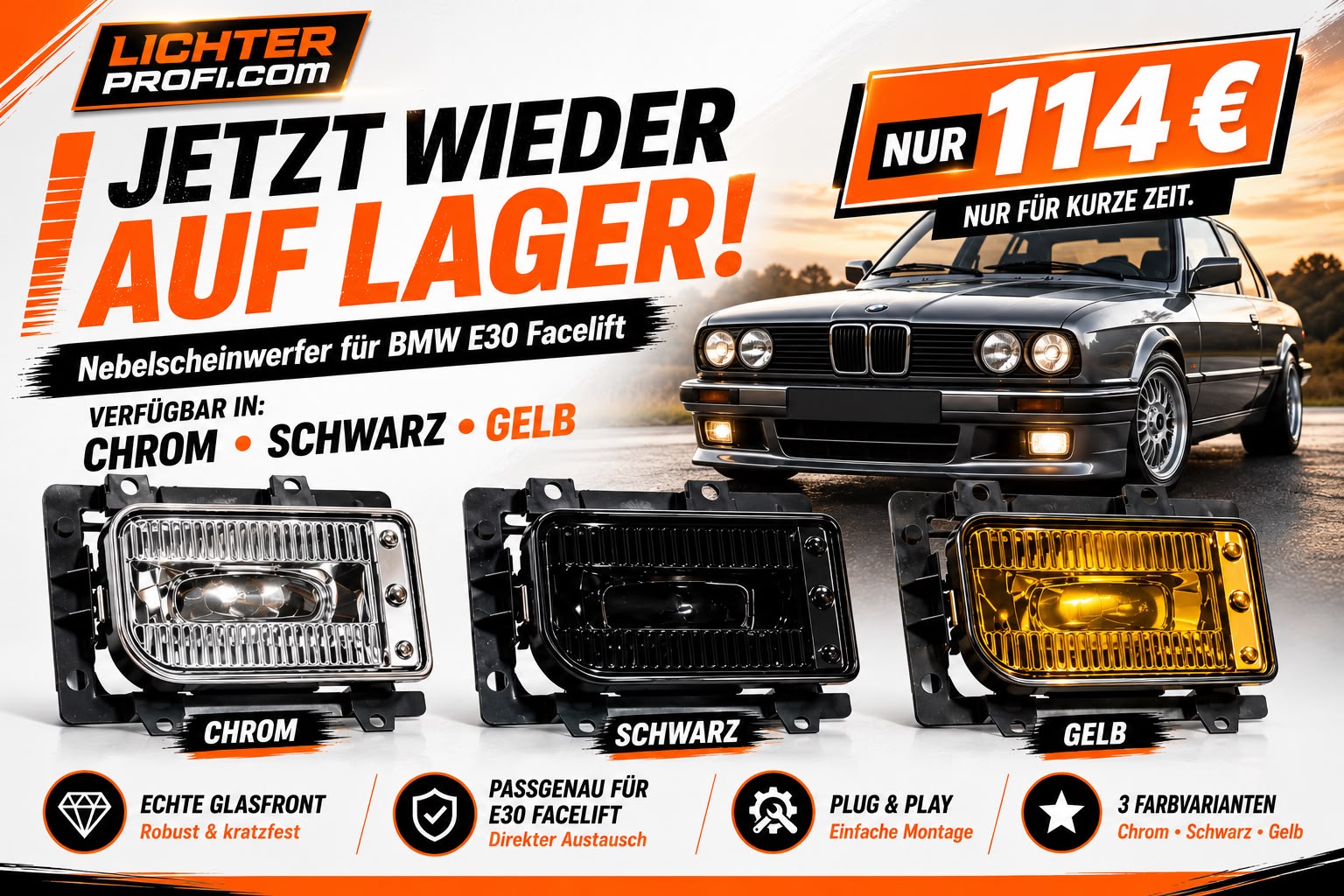 E30 BMW Nebelscheinwerfer