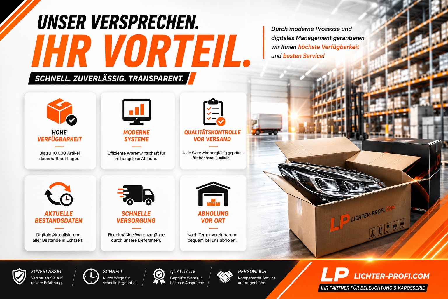 Unser Versprechen-Ihr Vorteil