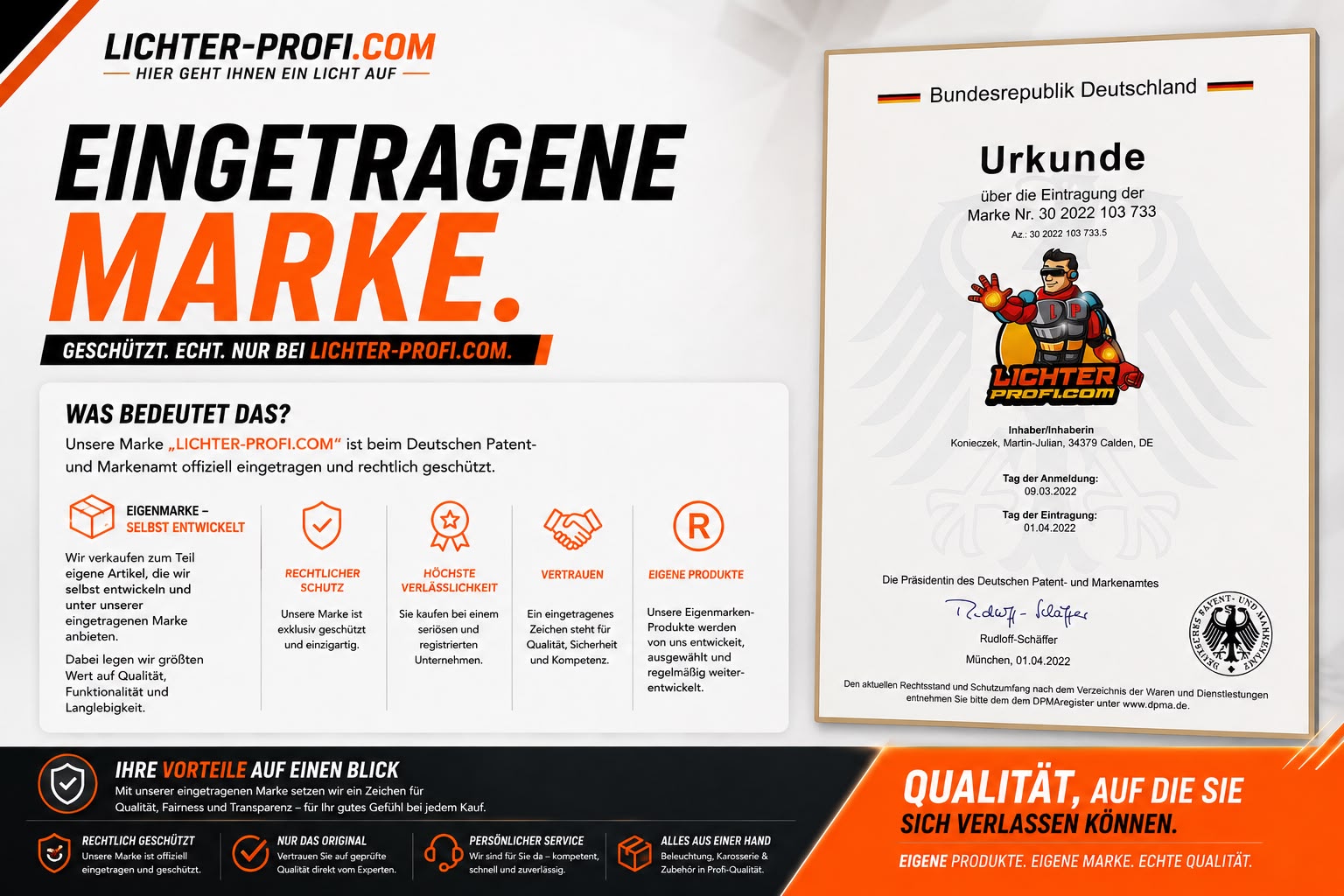 Lichter-Profi.com - Eingetragene Marke