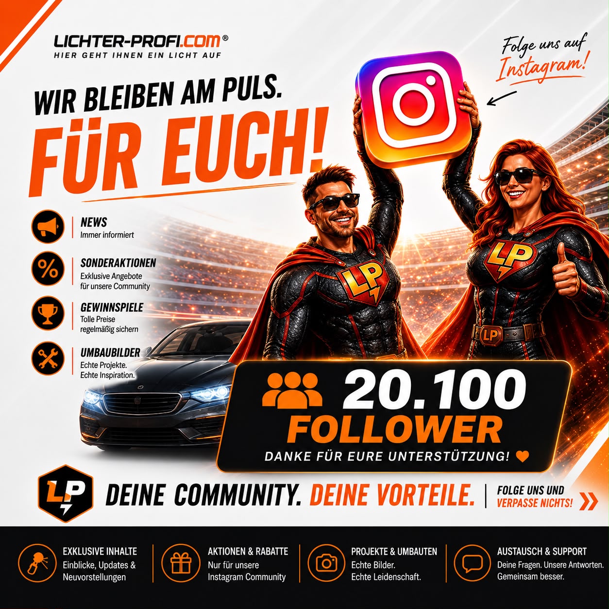 Folge Lichter-Profi.com auf Instagram