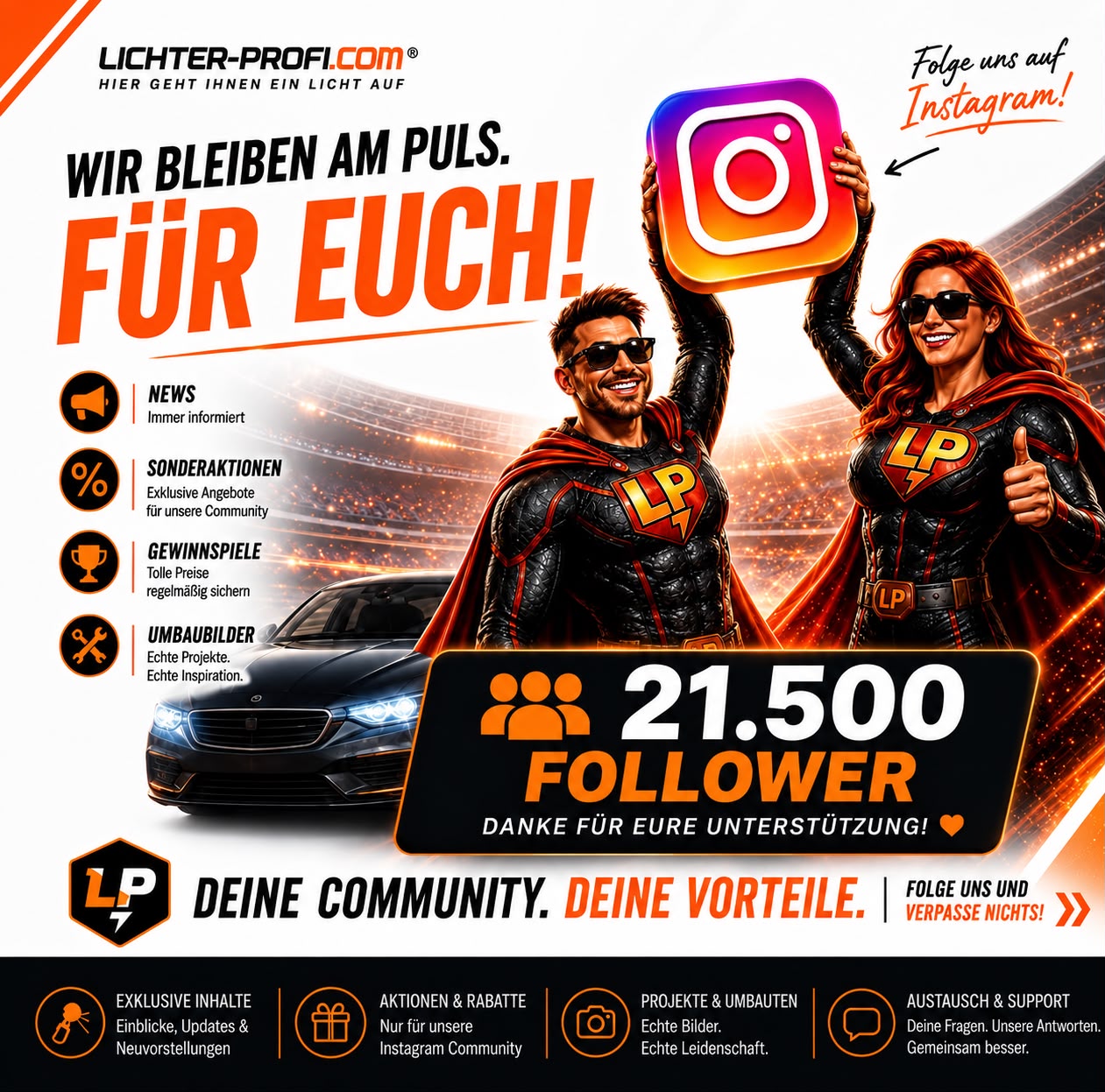 Folge Lichter-Profi.com auf Instagram