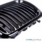 Preview: Kühlergrill Grill SET Schwarz Glanz Einzelsteg für BMW 3er E36 Facelift ab 1996