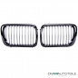 Preview: Kühlergrill Grill SET Schwarz Glanz Einzelsteg für BMW 3er E36 Facelift ab 1996