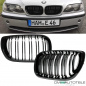 Preview: Kühlergrill Schwarz Glanz Doppelsteg passt für BMW E46 Limo Touring 01-05 auch M