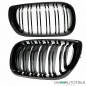 Preview: Kühlergrill Schwarz Glanz Doppelsteg passt für BMW E46 Limo Touring 01-05 auch M