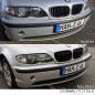 Preview: Kühlergrill Schwarz Glanz Doppelsteg passt für BMW E46 Limo Touring 01-05 auch M