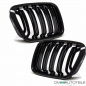 Preview: SET Kühlergrill Schwarz GLANZ Doppelsteg passt für BMW 3er E46 Limo Touring bj 98-01