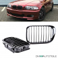 Preview: Kühlergrill Performance hochglanz schwarz passt für BMW E46 Limousine Touring VFL ab 1998-2001