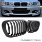 Preview: 2x Kühlergrill Einzelsteg Grill Schwarz Matt SET passt für BMW 3er E46 Coupe Cabrio 99-03
