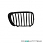 Preview: 2x Kühlergrill Einzelsteg Grill Schwarz Matt SET passt für BMW 3er E46 Coupe Cabrio 99-03