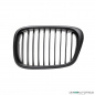 Preview: 2x Grill Kühlergrill Schwarz Seidenmatt passend für BMW 5er E39 + M M5 95-03