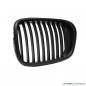 Preview: 2x Grill Kühlergrill Schwarz Seidenmatt passend für BMW 5er E39 + M M5 95-03