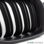Preview: 2x Kühlergrill Schwarz Matt Doppelsteg passend für BMW 6er F12 F13 + M M6