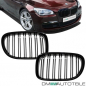 Preview: Doppelsteg Kühlergrill Schwarz GLANZ Performance passt für BMW 7er F01 F02 08-15