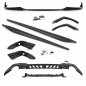 Preview: Set Sport-Performance Spoiler+Diffusor+Seitenschwelleransätze Schwarz Matt für den BMW 3er G20 G21 M-Paket ab 2019