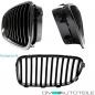 Preview: 2x Kühlergrill Grill Schwarz Glanz Klavierlack passend für BMW F10 F11 auch M M5