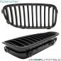 Preview: 2x Kühlergrill Grill Schwarz Matt Seidenmatt passend für BMW F10 F11 auch M M5