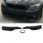 Preview: LCI Satz Flaps Splitter Lippe Schwarz Glanz passend für BMW 3er E90 E91 Facelift ab 2008 mit M-Paket