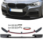 Mobile Preview: Performance Design Frontspoiler Lippe für BMW 3er F30/F31 Lim./Touring 11-19 schwarz matt mit ABE