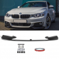 Preview: ABE Frontspoiler Sport-Performance Schwarz Matt passt für BMW 4er F32 F33 F36 M-Paket