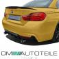Preview: Heckspoiler Kofferraum Schwarz Glanz passend für BMW 4er F33 Cabriolet nicht M4 2013-2020