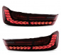 Preview: Voll LED Upgrade Design Rückleuchten für BMW 3er G20 Lim. 19+ kirschrot in OLED Technik mit dynamischem Blinker