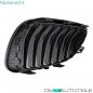 Preview: Set Doppelsteg Kühlergrill Schwarz GLANZ Performance passt für BMW E92 E93 LCI