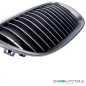 Preview: SET Kühlergrill Einzelsteg Performance Grill Schwarz Matt für BMW 3er E92 E93 Coupe Cabrio 06-10 auch M-Paket