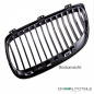 Preview: SET Kühlergrill Einzelsteg Performance Grill Schwarz Matt für BMW 3er E92 E93 Coupe Cabrio 06-10 auch M-Paket