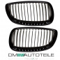 Preview: SET 2x Kühlergrill Sport-Performance Schwarz Glanz passend für BMW 3er E92 E93+ M3 M