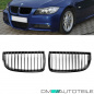 Preview: SATZ Kühlergrill Schwarz Matt Sport-Performance +Blenden passend für BMW E90 E91
