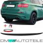 Preview: Set Heckspoiler Kofferraum Lippe Schwarz Glanz Saphir +3M passend für BMW X6 E71 08-15