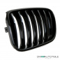 Preview: Set Sport Performance Kühlergrill schwarz Glanz BMW X3 F25 Bj 10-14
