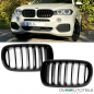 Preview: Sport Performance Kühlergrill Gitter schwarz hochglanz passt für BMW X5 F15 / X6 F16 auch M