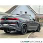 Preview: Spoiler Sport Performance Bodykit Paket schwarz glanz lackiert passt für BMW X6 G06
