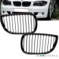 Preview: Set Performance Kühlergrill Schwarz Matt passend für BMW 1er E87 E81 Bj 04-07