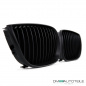 Preview: Set Performance Kühlergrill Schwarz Matt passend für BMW 1er E87 E81 Bj 04-07