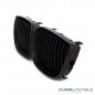 Preview: Set Performance Kühlergrill Schwarz Matt passend für BMW 1er E87 E81 Bj 04-07