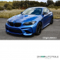 Preview: 2x Doppelsteg Kühlergrill Grill Schwarz Glänzend passend für BMW 2er F22 F23 + M-Paket 14