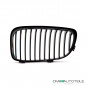 Preview: Set Kühlergrill Schwarz Matt SATZ passend für BMW 1er E87 E82 E88 Facelift Bj 07-11