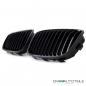 Preview: Set Performance Kühlergrill für BMW 1er F20 F21 Bj 11-15 vor Facelift passend Schwarz Glanz