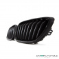 Preview: Set Performance Kühlergrill für BMW 2er F22 F23 passend auch M2 Schwarz Matt