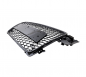 Preview: Upgrade Sportgrill / Kühlergrill für Audi A4 B8 (8K) 08-11 Hochglanz schwarz in Wabendesign