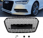 Preview: Upgrade Sportgrill / Kühlergrill für Audi A7 (C7) Facelift 14-18 in Wabengitter Design Hochglanz schwarz
