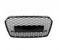 Preview: Upgrade Sportgrill / Kühlergrill für Audi A7 (C7) Facelift 14-18 in Wabengitter Design Hochglanz schwarz
