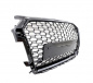 Preview: Upgrade Sportgrill / Kühlergrill für Audi A1 (8X) Facelift 15 Hochglanz schwarz