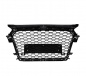 Preview: Upgrade Sportgrill / Kühlergrill für Audi A1 (8X) Facelift 15 Hochglanz schwarz