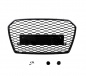 Preview: Upgrade Sportgrill / Kühlergrill Audi A6 4G (C7) Facelift Hochglanz schwarz in Wabengitter Design 14-18